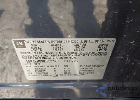 2018 Chevrolet Equinox Ls z USA, uszkodzony, nr VIN 3GNAXHEV8JS507300